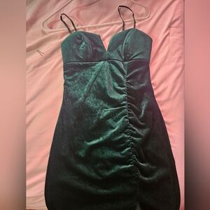 Womens short velvet dress